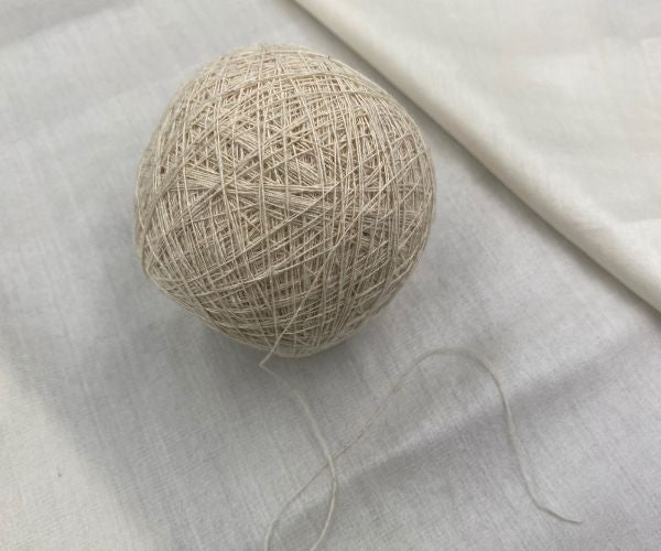 Fine Mulberry Silk Yarn Ball ‘Noil’