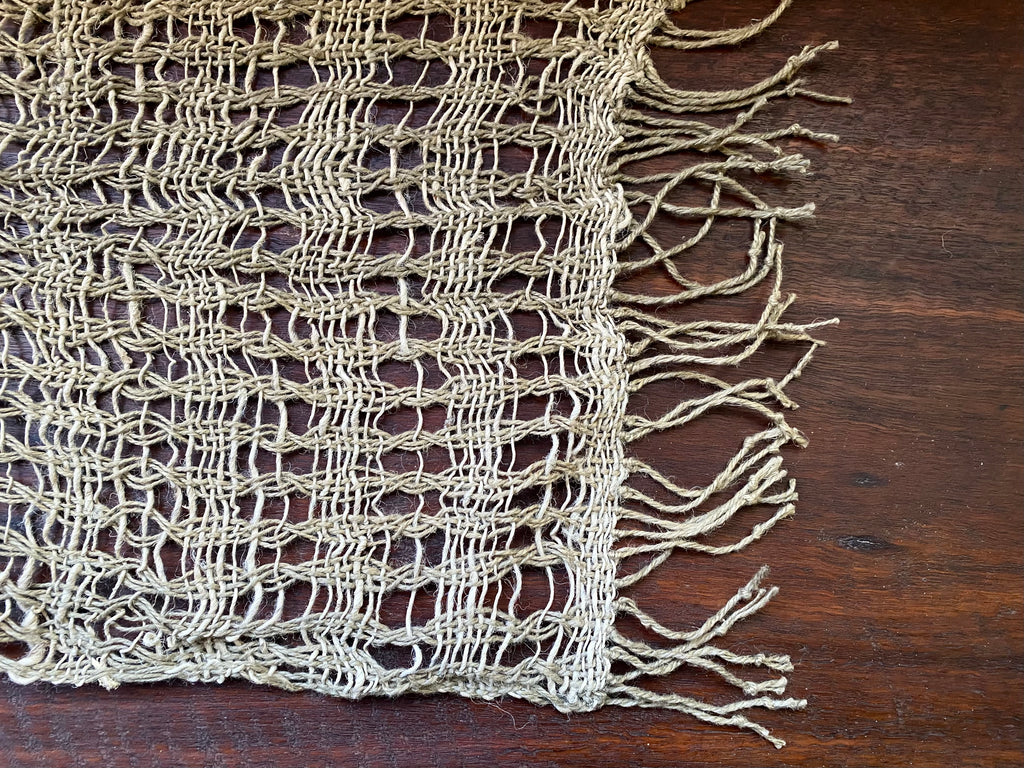 Lace Table Runner- Hand Woven