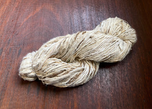 Thick Eri & Tussar Silk Hank ‘Noil’ Yarn