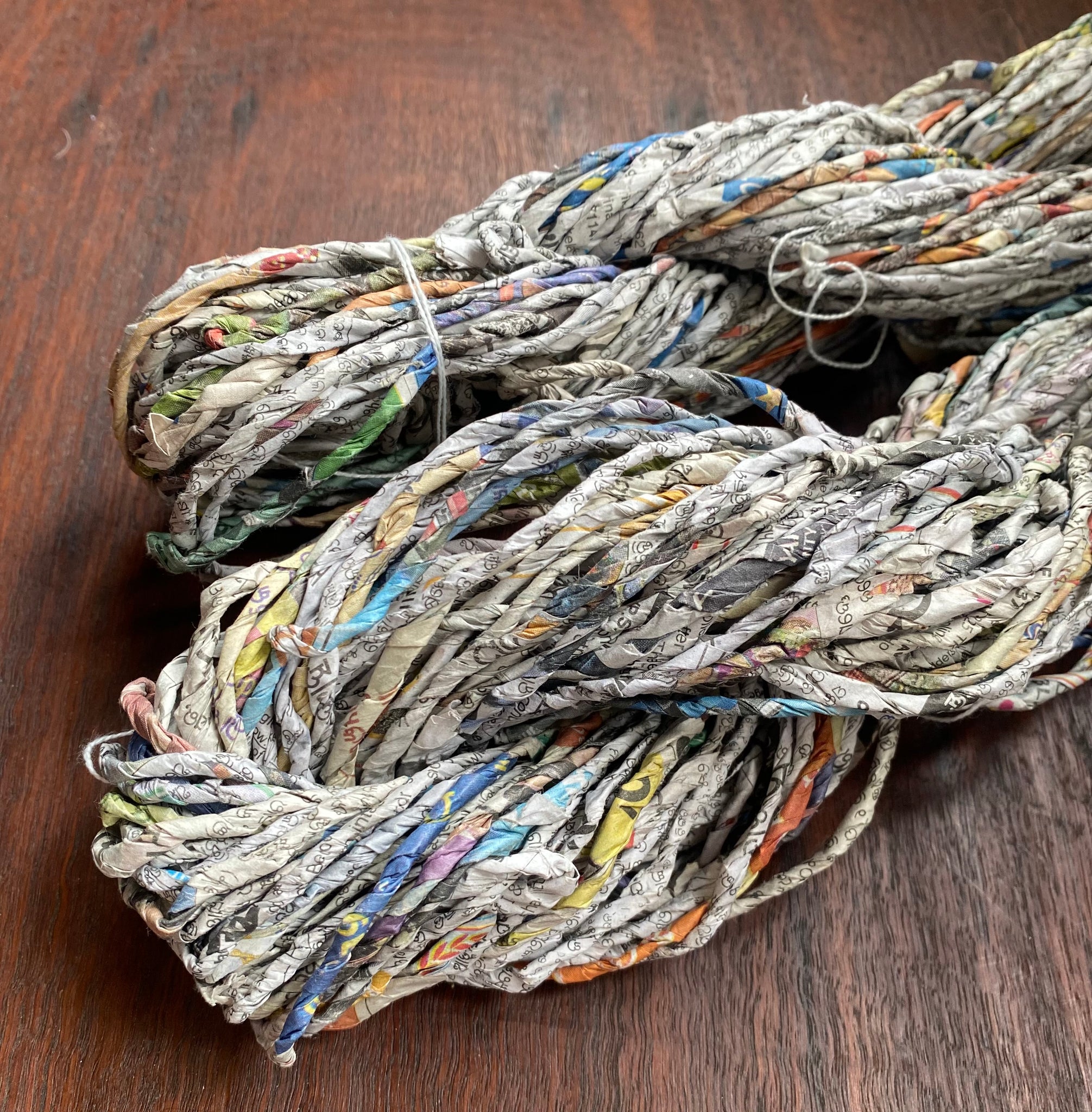 Recycled Paper Yarn