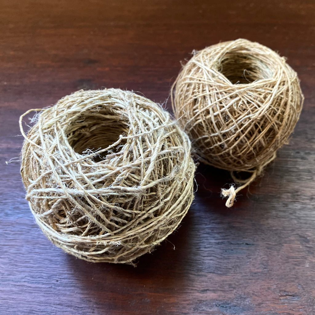 Hemp Yarn Ball - Hand Spun/ Natural Colour