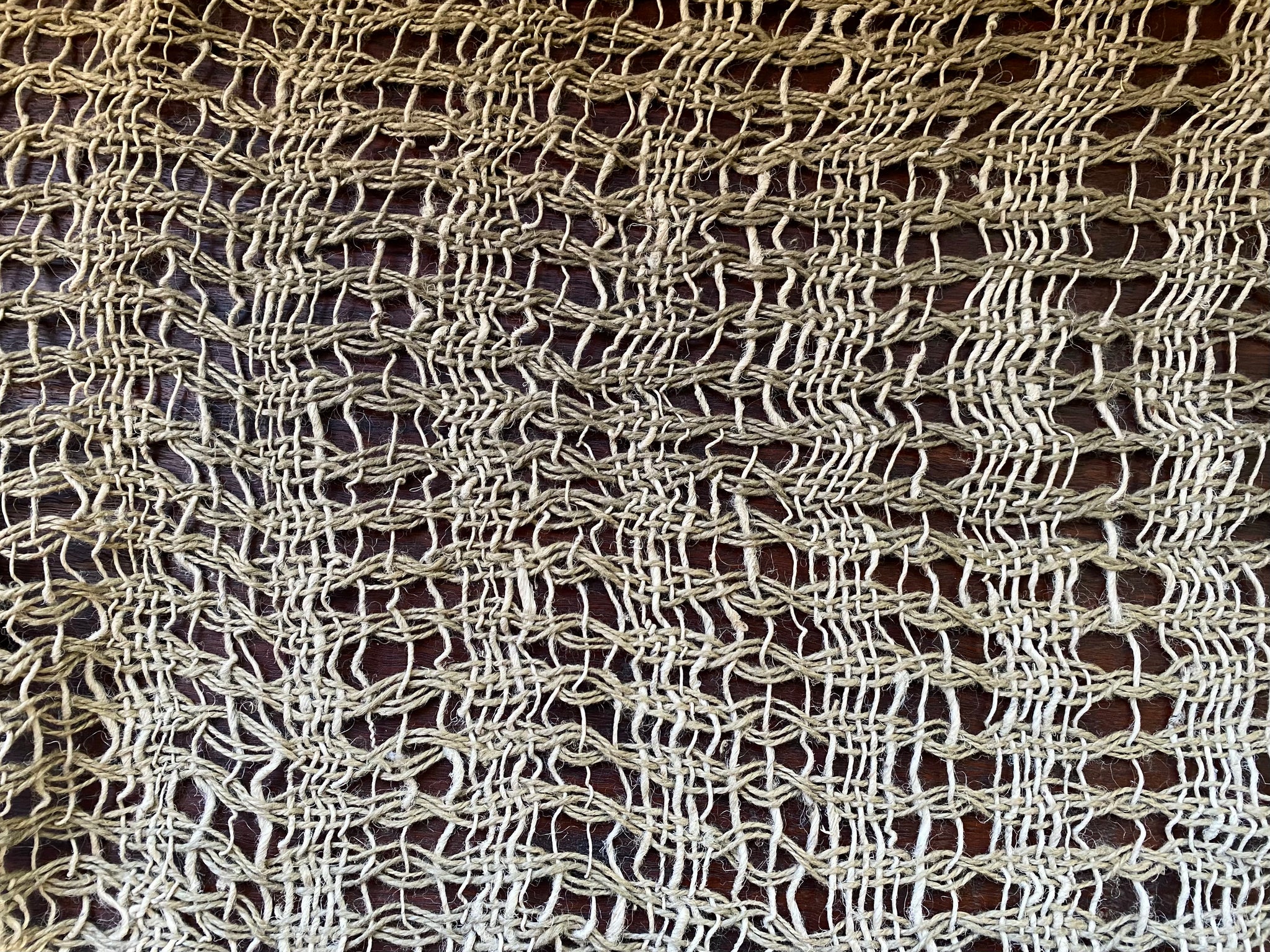 Lace Table Runner- Hand Woven