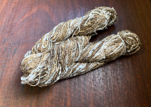 Tussar & Mulberry Silk Hank ‘Noil’ Yarn