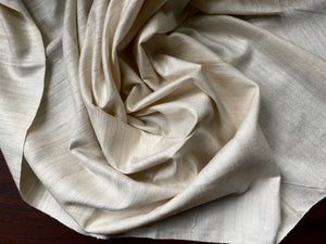 Mulberry Matka Silk Fabric - Made from Silk Waste