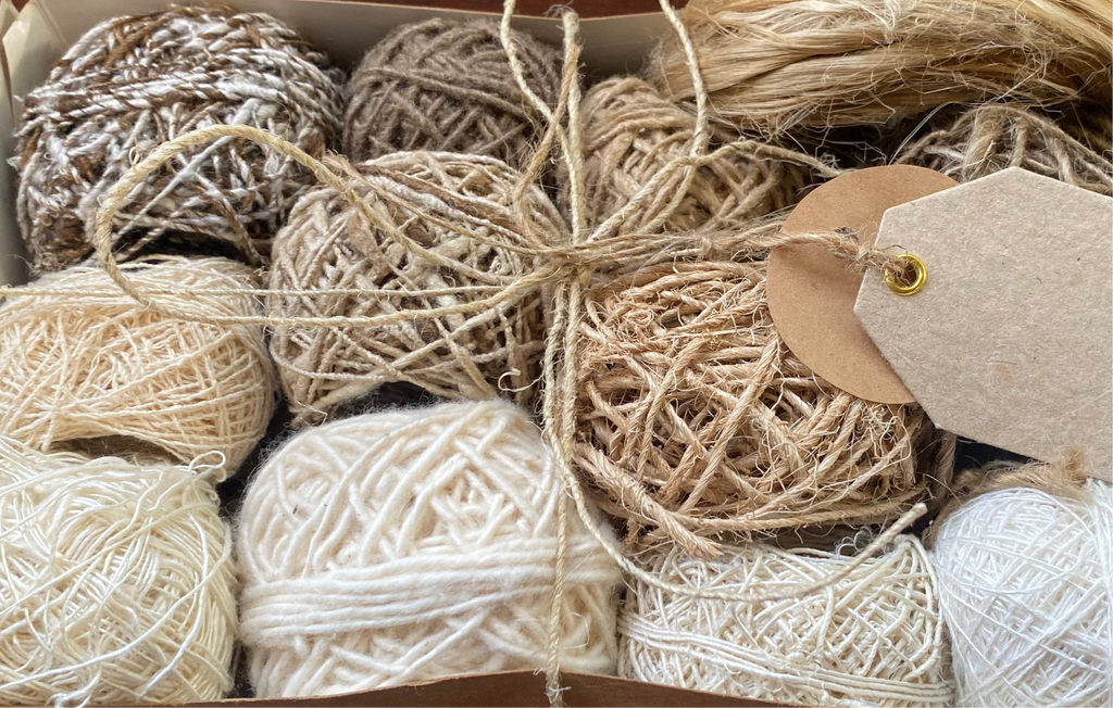 The Ultimate Yarn  Sample Box-Large- 12 natural yarns & fibres