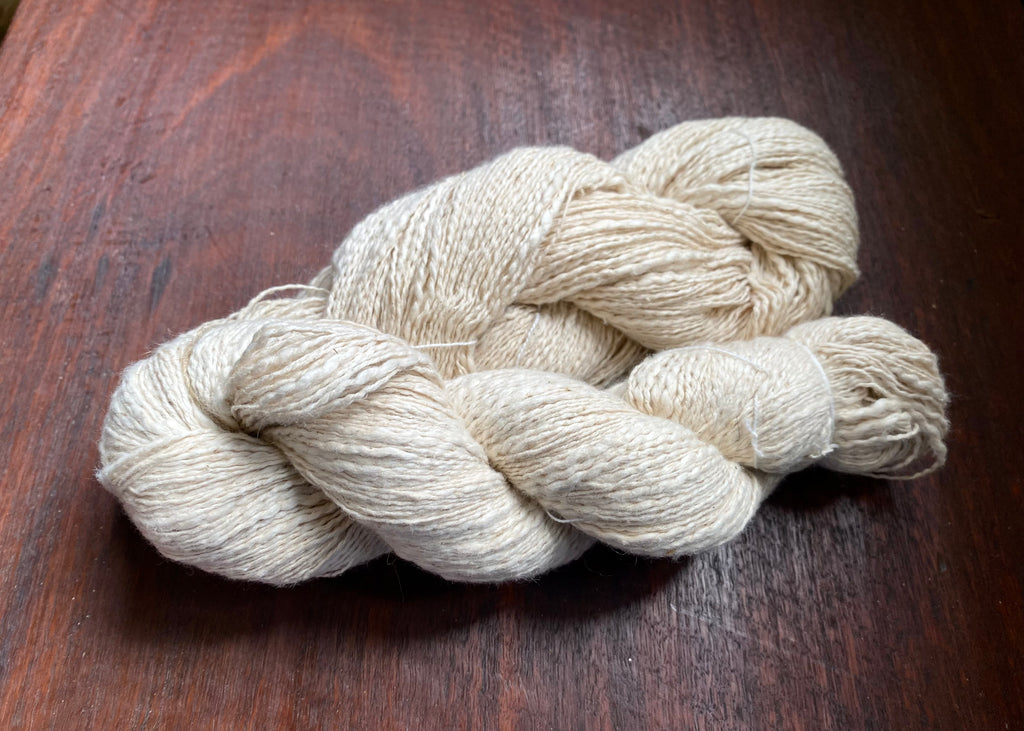 Textured Cotton Hank- White