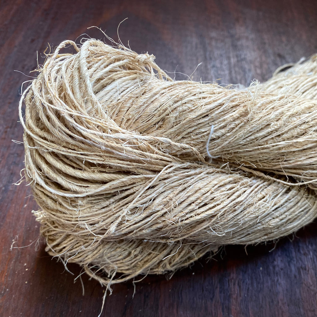 Banana Hand Spun Yarn - Hank