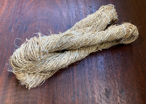 Hemp Yarn- Hand Spun/ Natural Colour