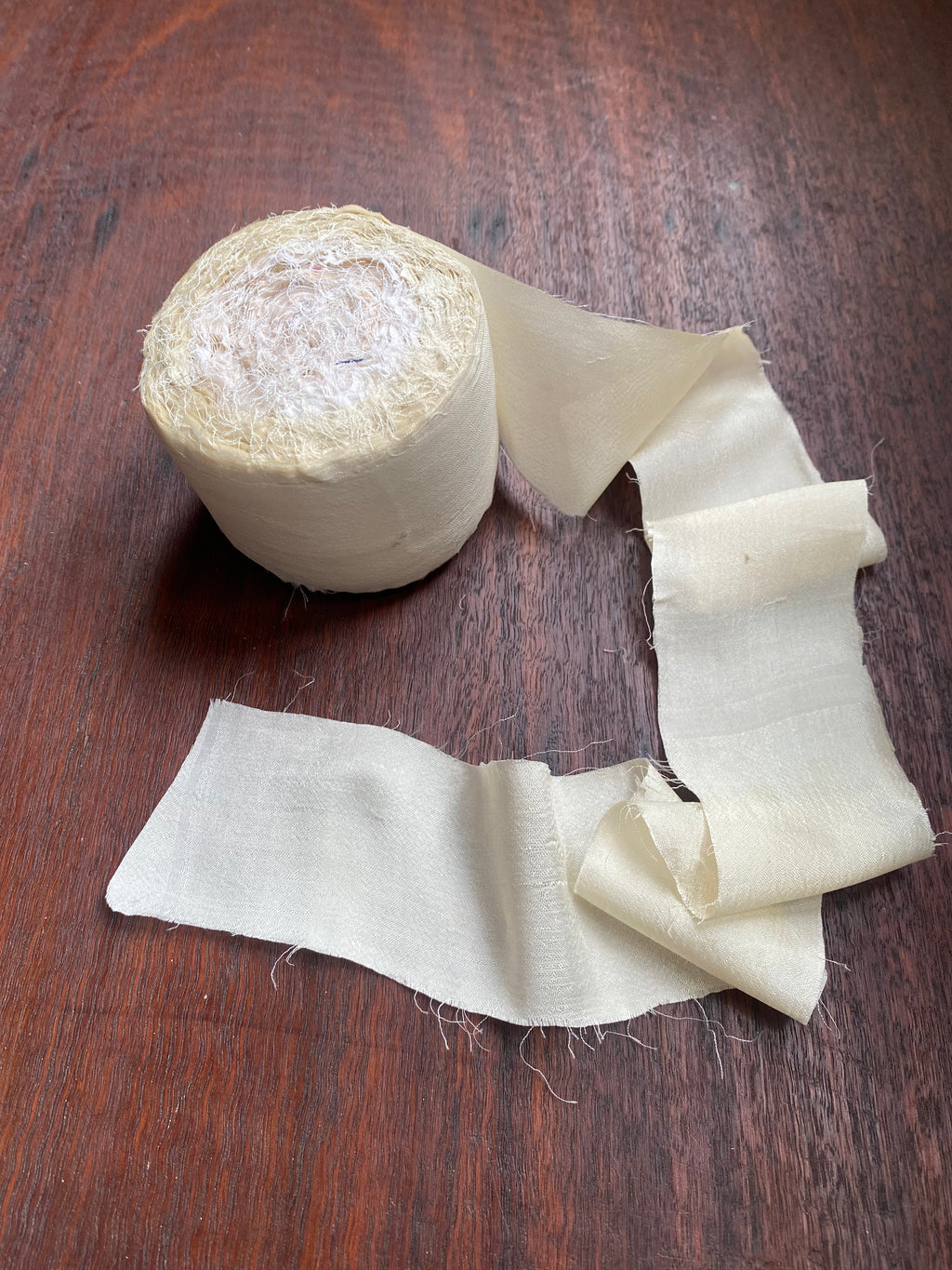 Natural Silk Ribbon/Fabric