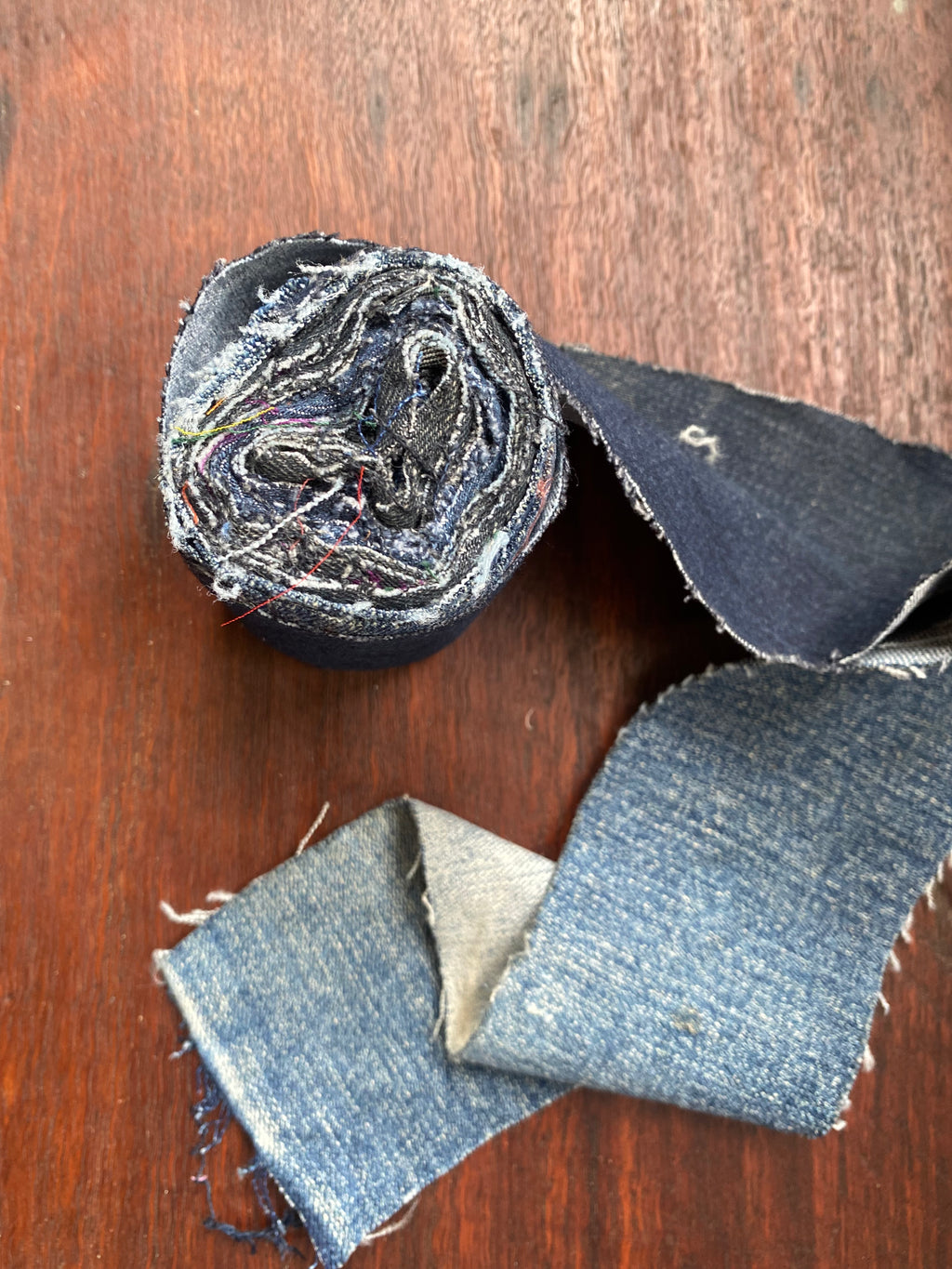 Recycled Denim Ribbon