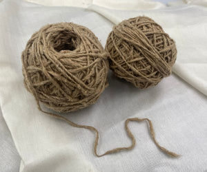 Thick Golden Tussar Silk Ball ‘Noil’ Yarn