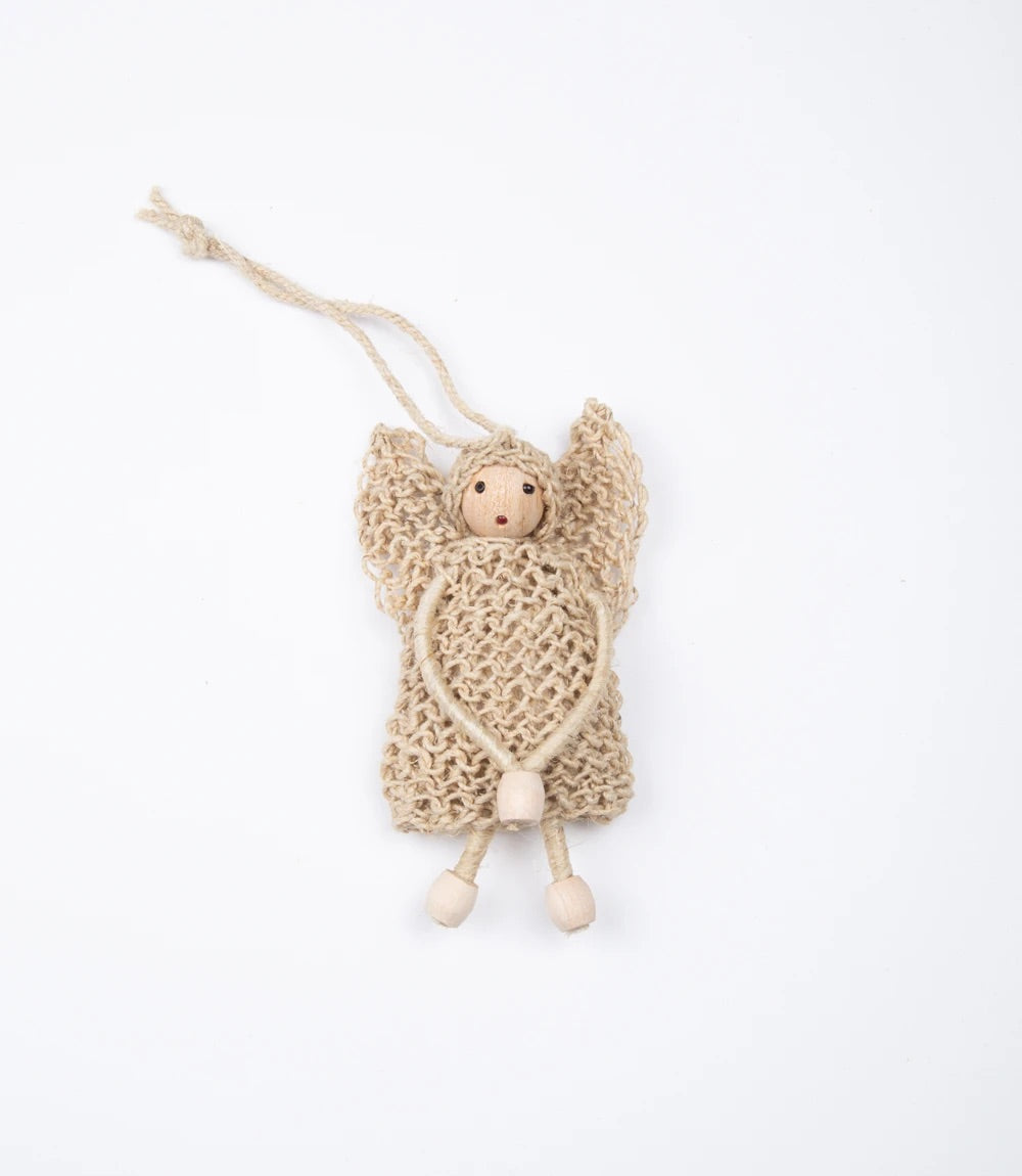 Crochet Hemp Angel - Fair Trade