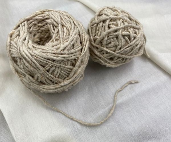 Thick Mulberry Silk Ball ‘Noil’ Yarn