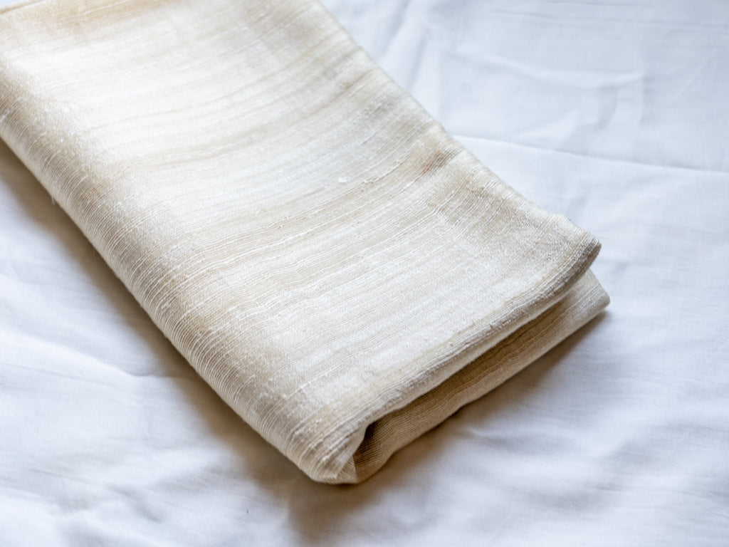 Mulberry Matka Silk Fabric - Made from Silk Waste
