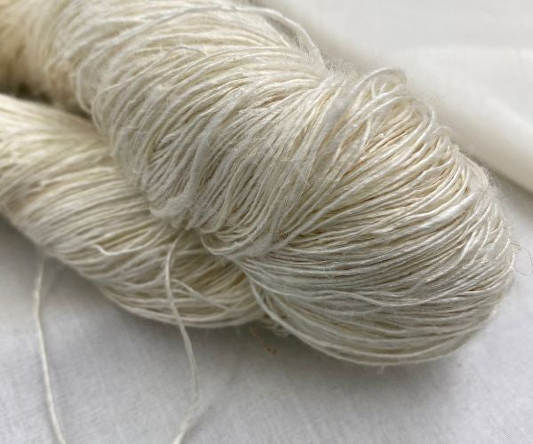 Shiny Mulberry Silk ‘Noil’ Yarn